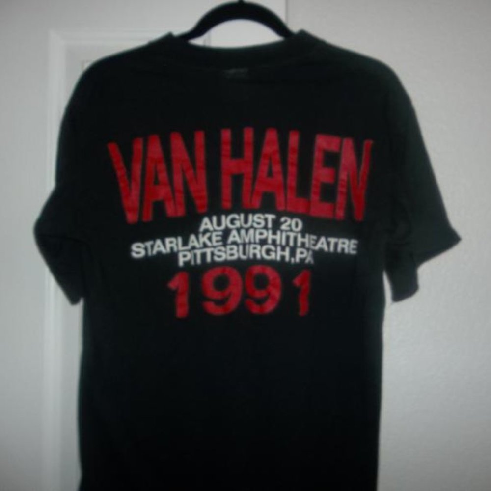 Very Rare Van Halen 1991 Tour Tshirt Pennsylvania - Picture 2 of 3